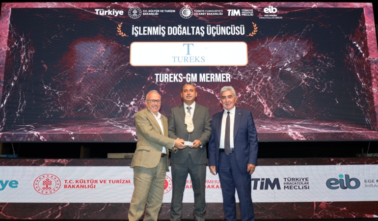 Tureks 2025 Yılı Doğal Taş ve Maden İhracatında Dört Ödül Birden Kazandı